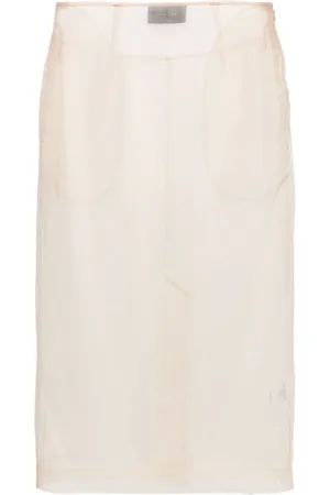 Simone Rocha Transparenter Mesh-Midirock