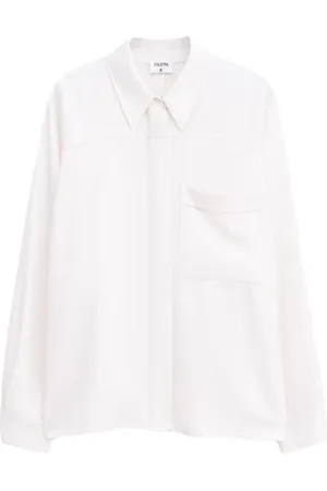 Filippa K Shiny Bluse mit aufgesetzter Tasche