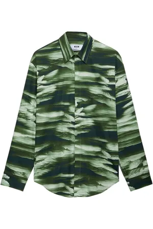 Msgm Hemd mit abstraktem Print