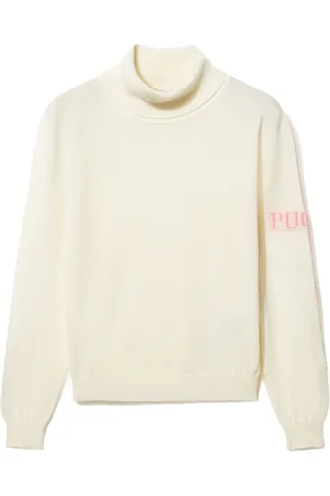 PUCCI Junior Pullover mit Logo-Applikation