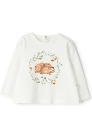 Il gufo Langarmshirt mit Rentier-Print
