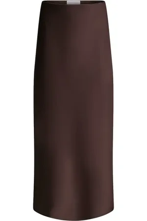 GALVAN Midirock aus Satin