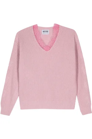 Moschino Pullover mit Spitzendetail