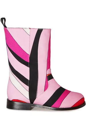 PUCCI Junior Stiefel mit Marmo-Print