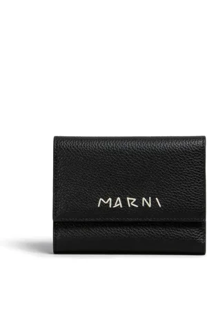 Marni Portemonnaie mit Logo-Stickerei