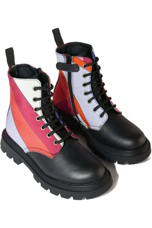PUCCI Junior Stiefel mit Iride-Print