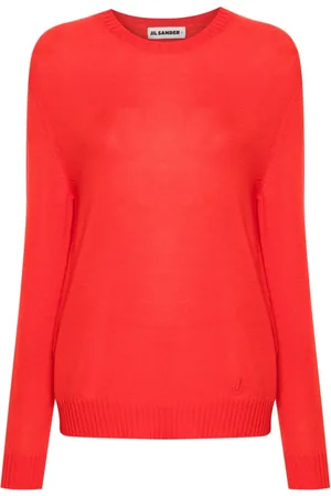 Jil Sander Fein gestrickter Pullover