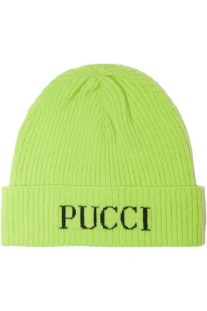 PUCCI Junior Mütze mit Logo-Intarsie