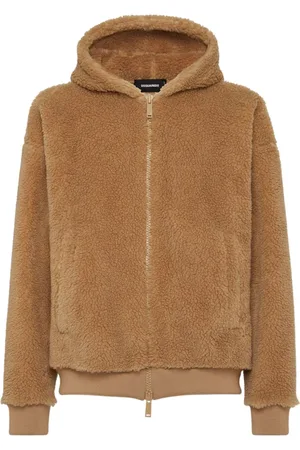 Dsquared2 Kapuzenjacke mit Sherpa-Stickerei