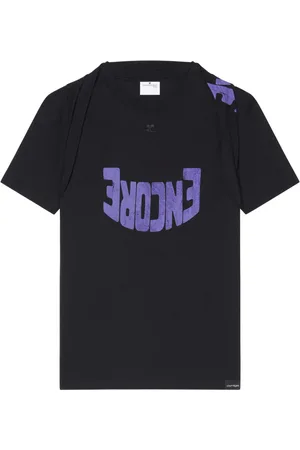 Courrèges T-Shirt mit grafischem Print