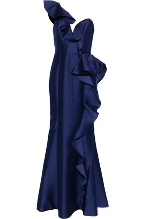 Marchesa Notte Mikado Abendkleid
