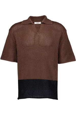 COMMAS Gehäkeltes Poloshirt