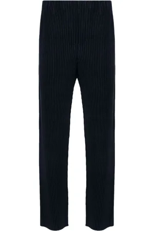 Issey Miyake Basic Hose mit schmalem Schnitt