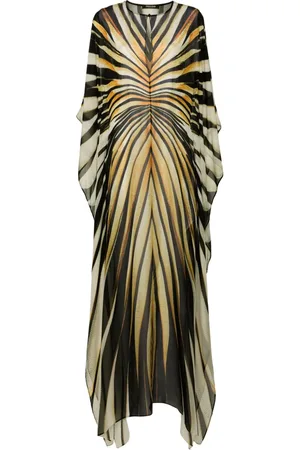 Roberto Cavalli Kaftankleid aus Seide