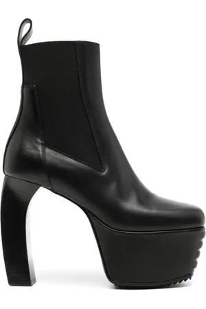 Rick Owens Plateau-Stiefel aus Leder 125mm