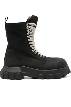 Rick Owens Stiefel aus Nubukleder