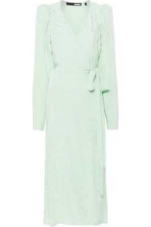 ROTATE Midikleid aus Jacquard