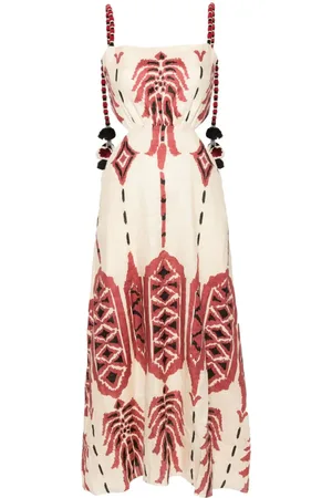 JOHANNA ORTIZ Palm of Tiahuanaco Maxikleid
