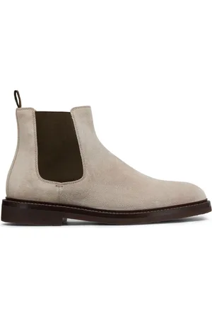 Brunello Cucinelli Knöchelhohe Wildlederstiefel