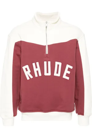 Rhude Sweatshirt mit kurzem Reißverschluss