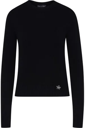 Oscar de la Renta O Flower Kaschmirpullover