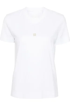 Givenchy T-Shirt mit 4G-Stickerei