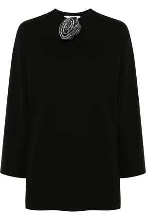 GIUSEPPE DI MORABITO T-Shirtkleid mit Strassblume