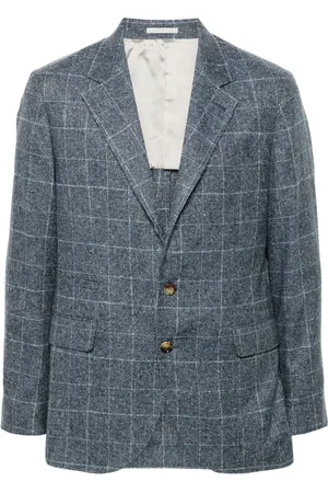 Brunello Cucinelli Sakko mit Karomuster