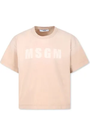 Msgm T-Shirt mit Monogramm-Print