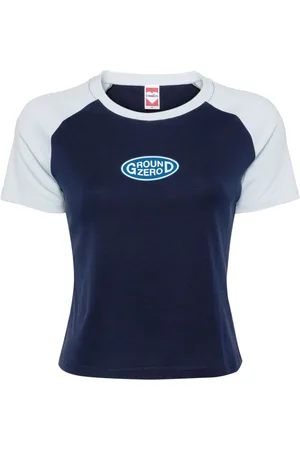 Ground Zero T-Shirt mit Logo-Print