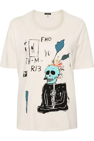 R13 T-Shirt mit grafischem Print
