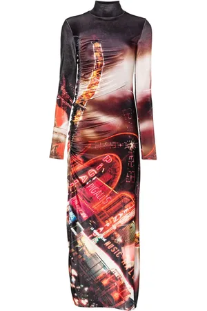 Jean Paul Gaultier Pigalle Maxikleid aus Samt