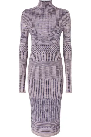 Missoni Midikleid mit Stehkragen