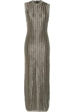 Tom Ford Geripptes Maxikleid