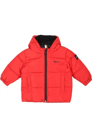HUGO BOSS Gefütterte Jacke mit Logo-Print