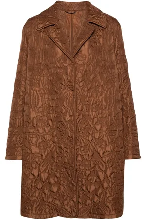 ERMANNO SCERVINO Gesteppter Mantel mit Blumenmuster