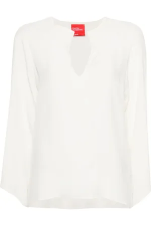 ..,MERCI Bluse aus Krepp