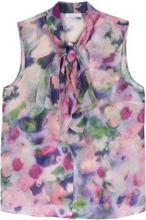 Patrizia Pepe Georgette-Bluse mit Print