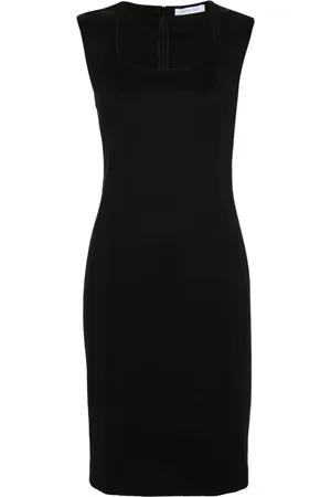 Patrizia Pepe Midikleid mit Fliegen-Motiv