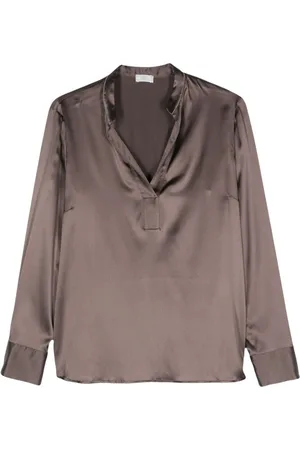 PESERICO SIGN Bluse mit Punto Luce-Kette
