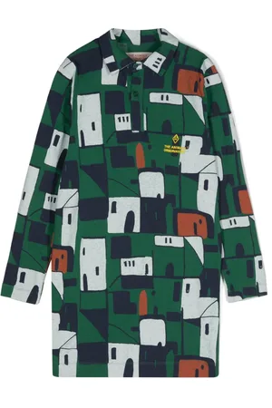 The Animals Observatory Kleid mit Drachen-Print