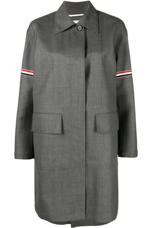 Thom Browne Mantel mit RWB-Streifen