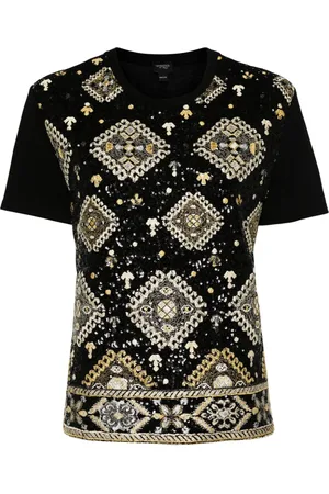 Giambattista Valli T-Shirt mit Pailletten