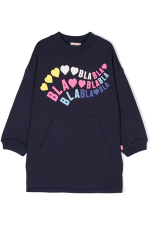 Billieblush Kleid mit Slogan-Print
