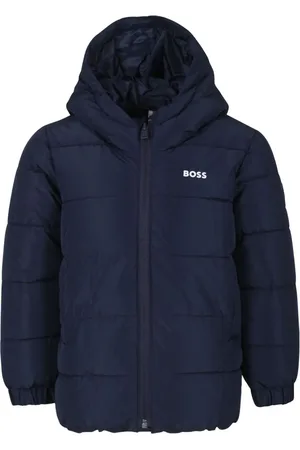 HUGO BOSS Gefütterte Jacke mit Logo-Print