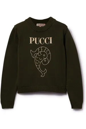 PUCCI Junior Pullover mit Pesci-Print