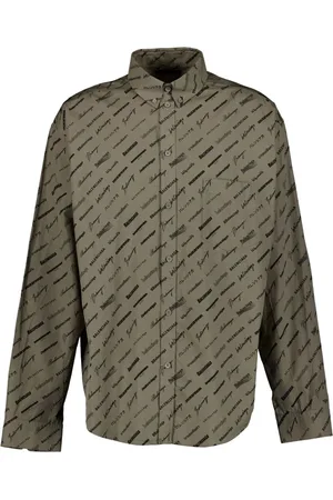 Balenciaga Hemd mit Logo-Print