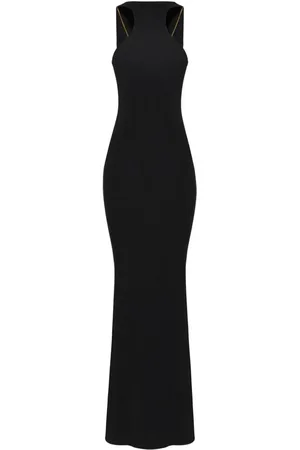 Elisabetta Franchi Red Carpet Jerseykleid mit Halskettendetail