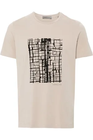 corneliani T-Shirt mit geometrischem Print