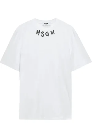 Msgm T-Shirt mit Pinselstrich-Logo